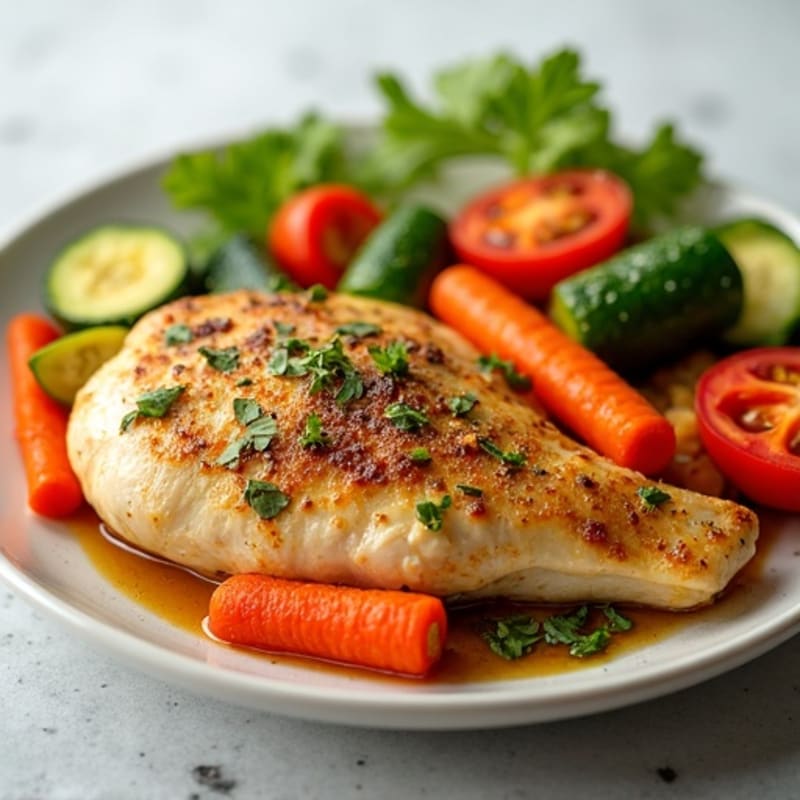 Tender Italian Herb Slow Cooker Chicken with Vegetables