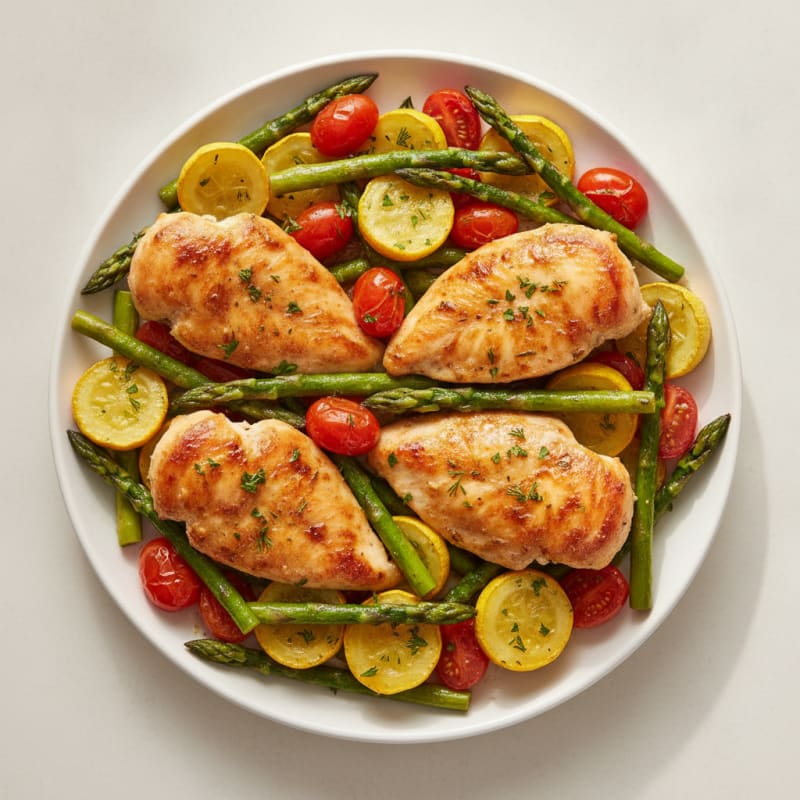 Sheet Pan Lemon Herb Chicken