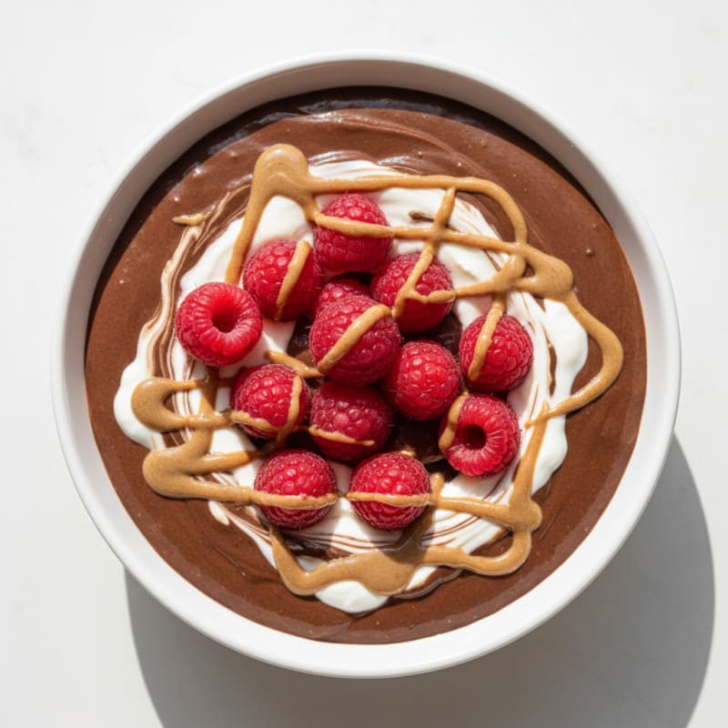 Silky Chocolate Protein Pudding with Greek Yogurt