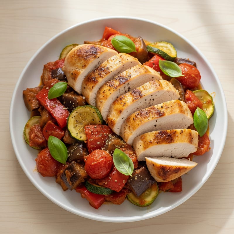Roasted Vegetable Ratatouille with Herbs