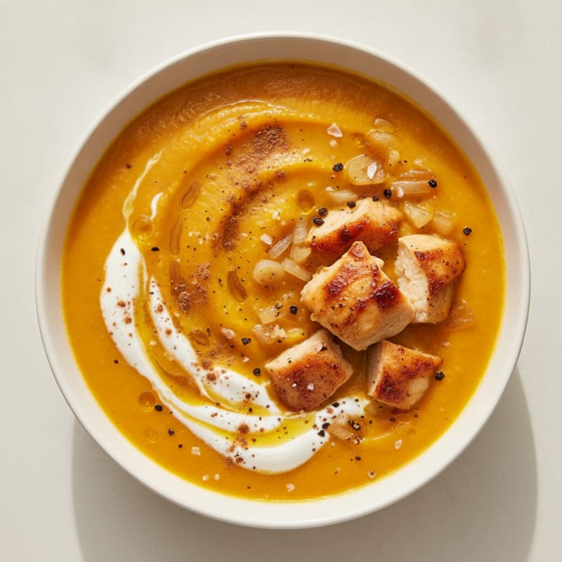 Roasted Pumpkin Cream Soup