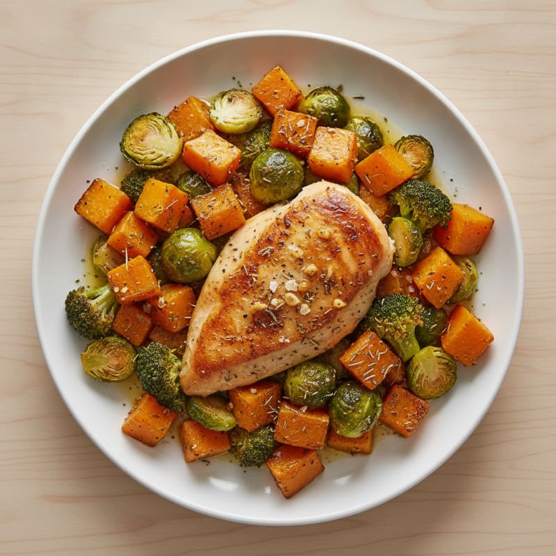 Roasted Chicken and Vegetable Medley