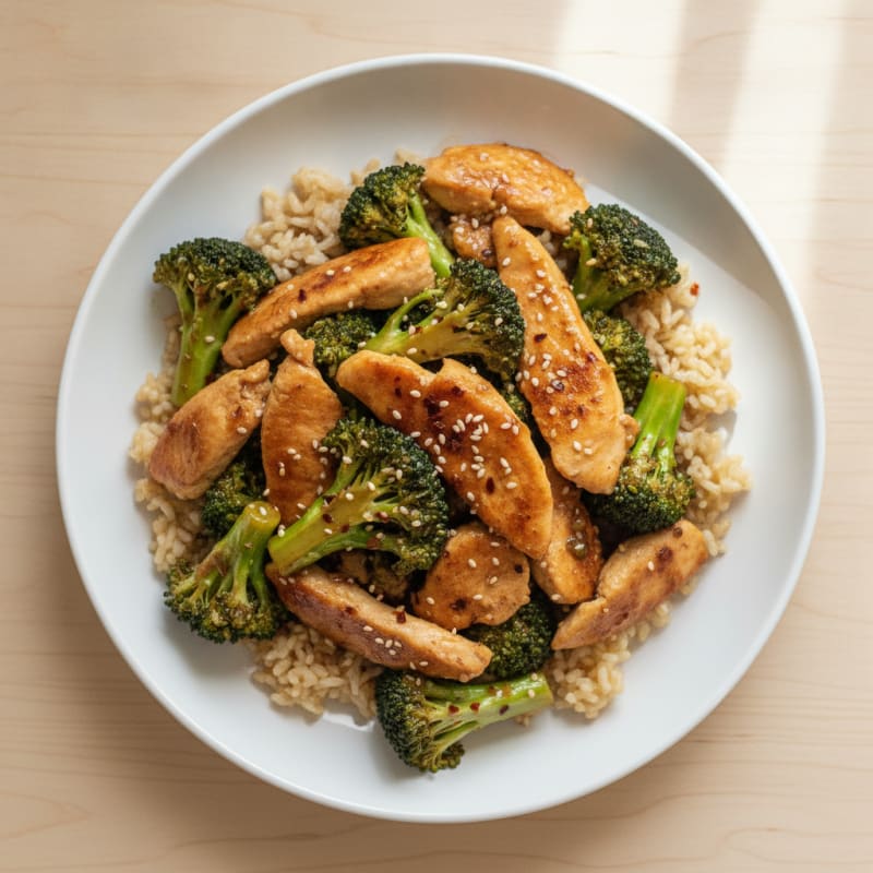 Teriyaki Chicken and Broccoli Stir-Fry