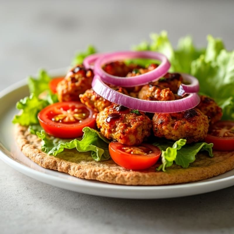 Crispy BBQ Ranch Chicken Flatbread