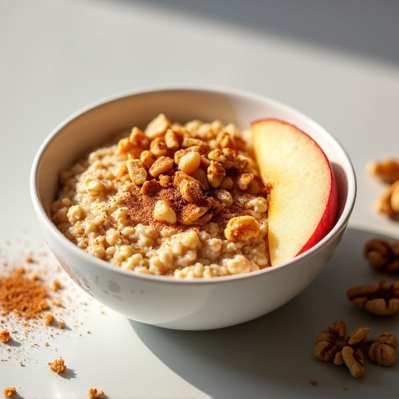 Protein-Packed Cinnamon Apple Oatmeal Bowl