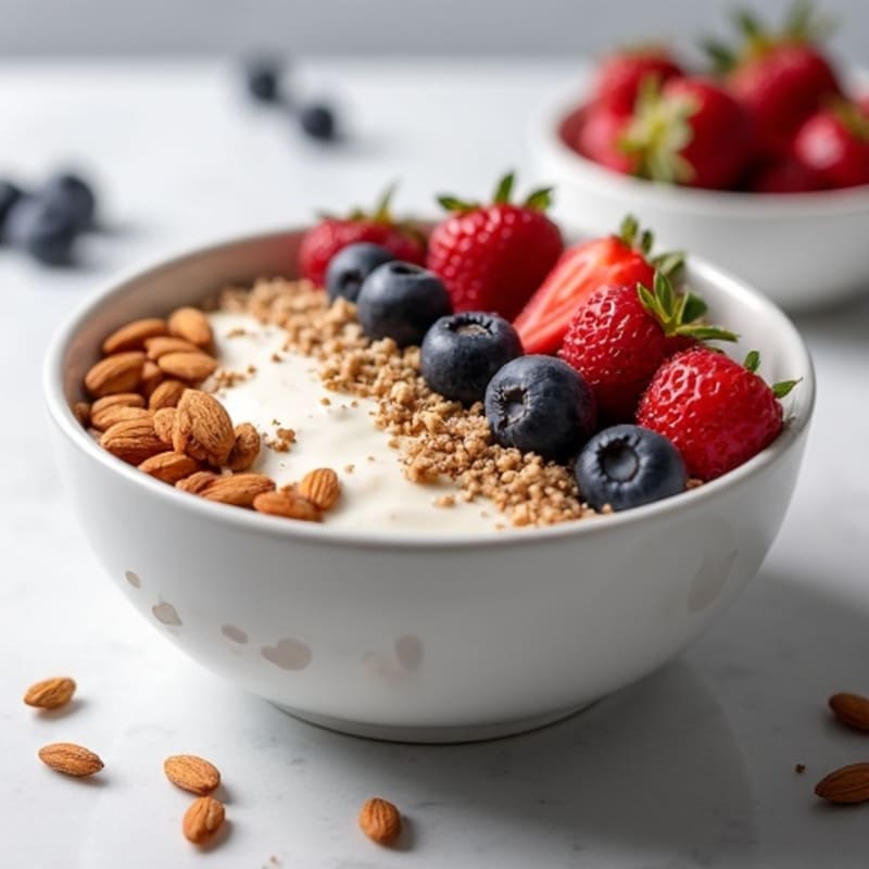 Creamy Greek Yogurt Power Bowl with Berries