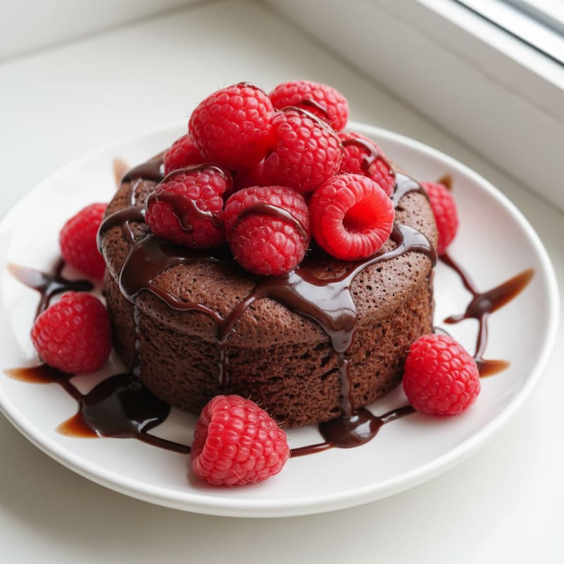 Creamy Chocolate Protein Mug Cake