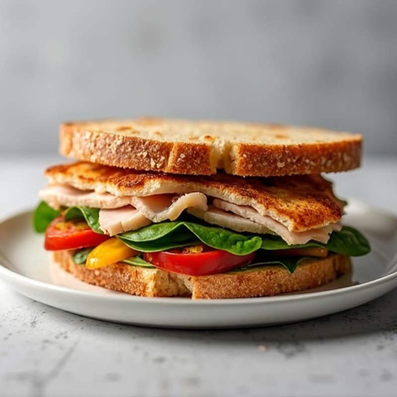 Crispy Roasted Veggie Panini