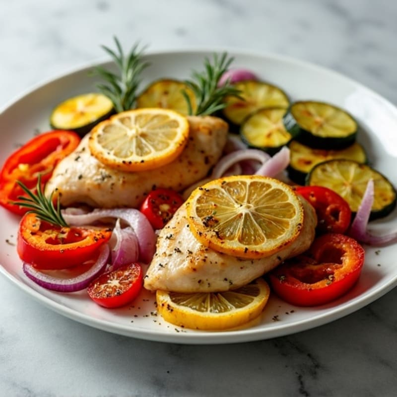 Sheet Pan Lemon-Herb Chicken and Crispy Roasted Vegetables