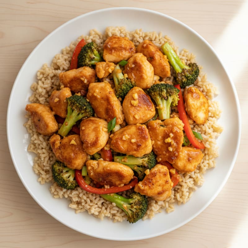 Orange Glazed Chicken Stir-Fry