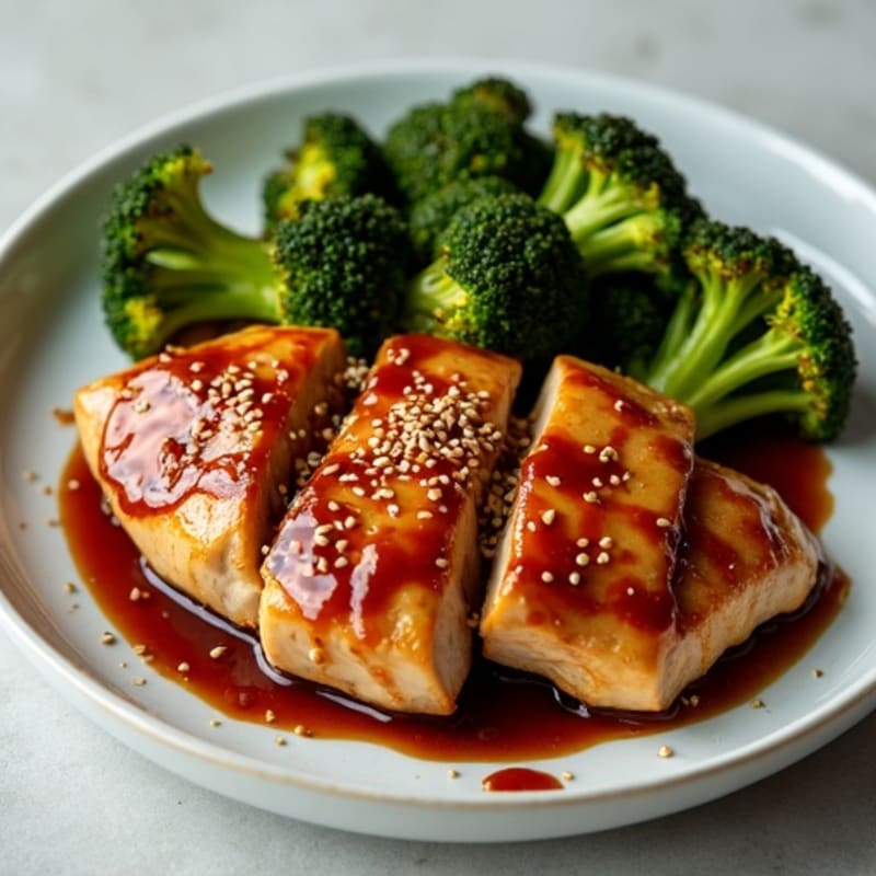 Sticky Teriyaki Chicken with Roasted Broccoli