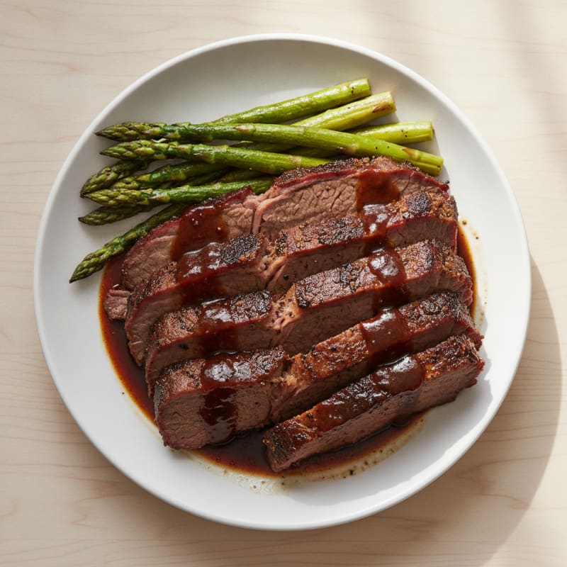 Smoky Texas Brisket with BBQ Glaze