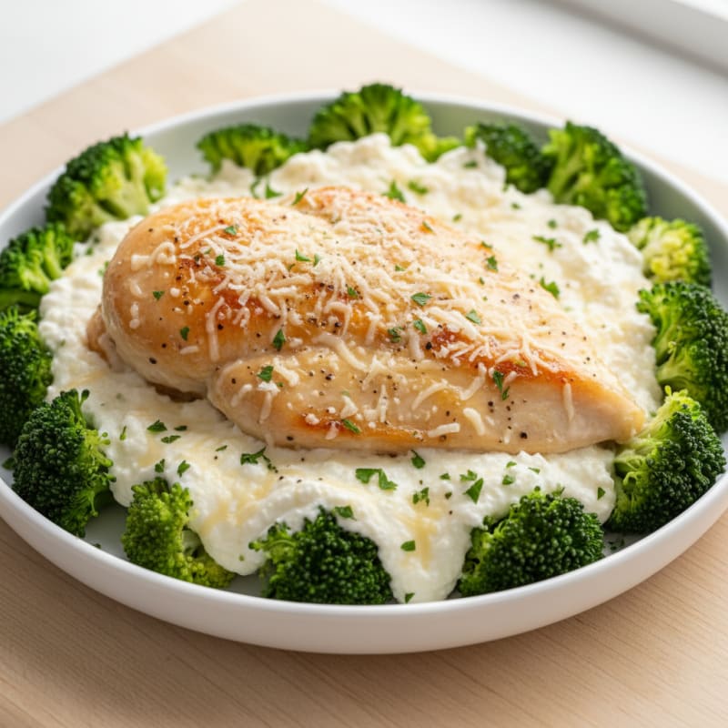 Creamy Cottage Cheese Chicken Bake