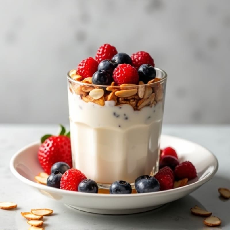 Creamy Greek Yogurt Protein Parfait with Berries