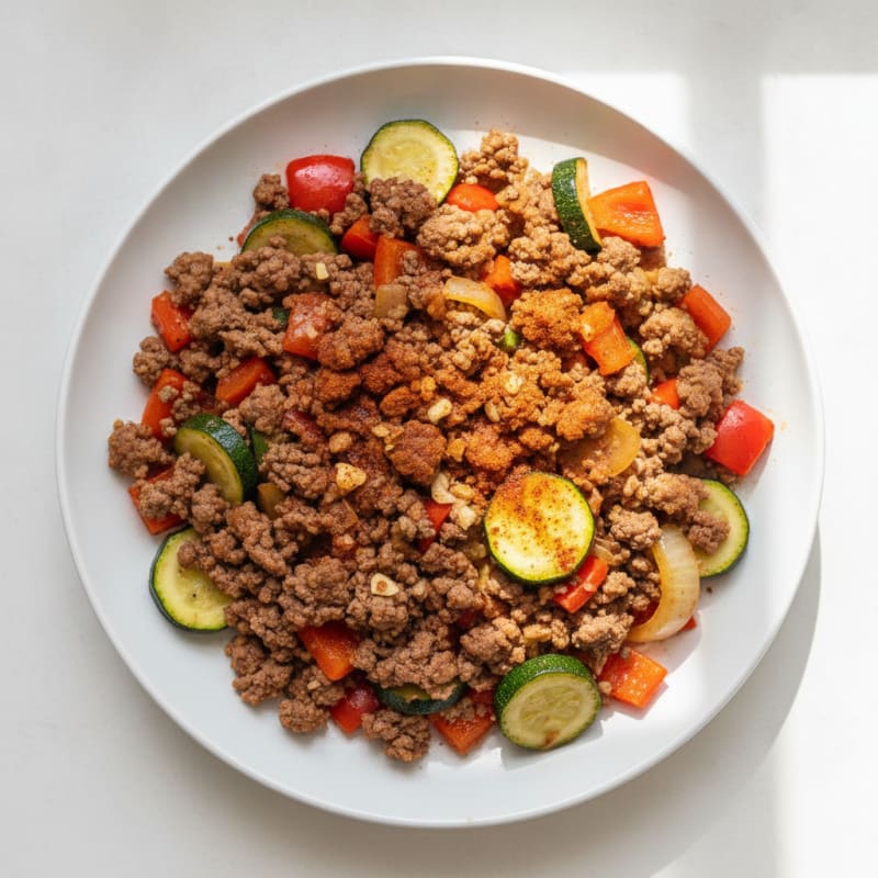Ground Beef and Vegetable Skillet