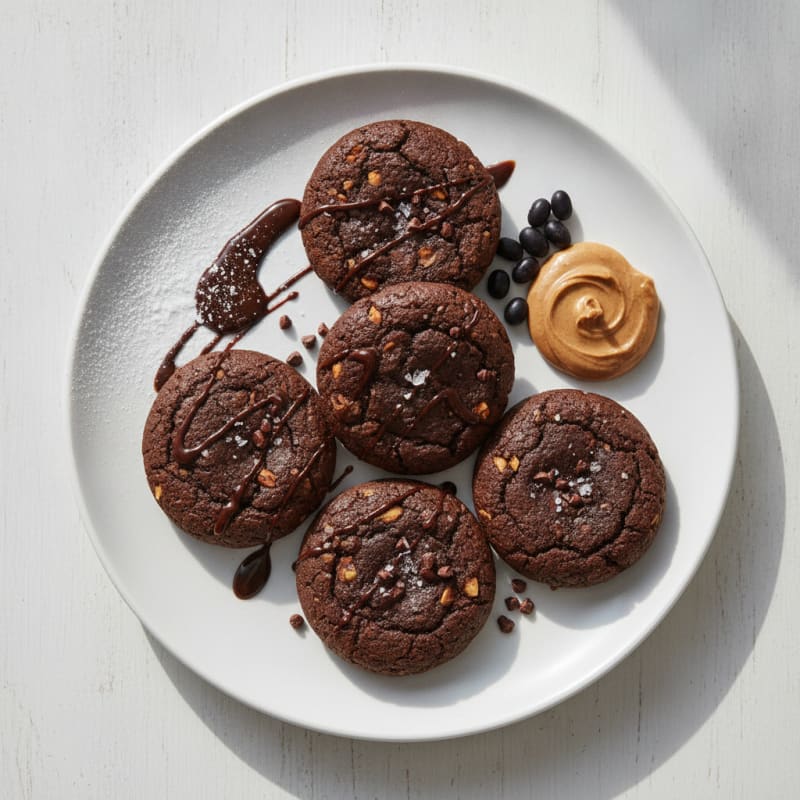 Black Bean Almond Butter Protein Cookies