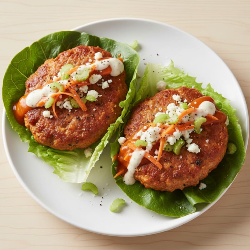 Buffalo Blue Cheese Burgers