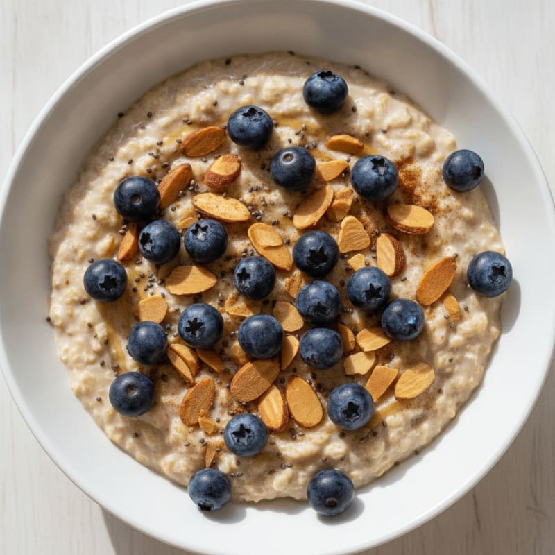 Blueberry Almond Oatmeal Bowl