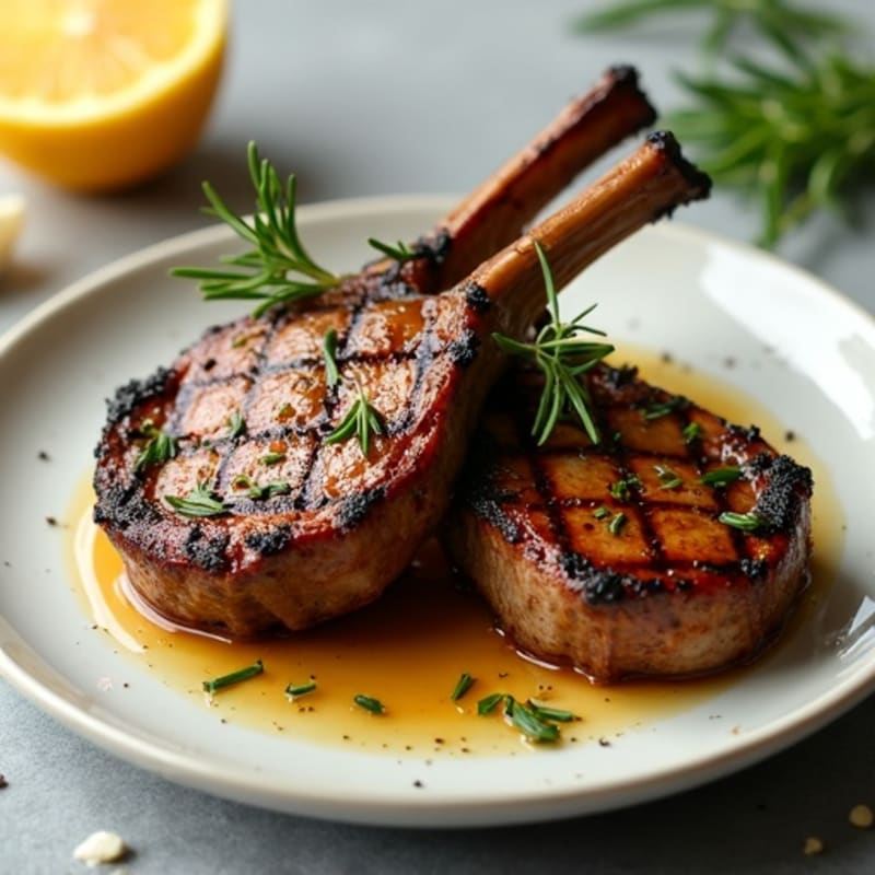 Rosemary-Garlic Grilled Lamb Chops