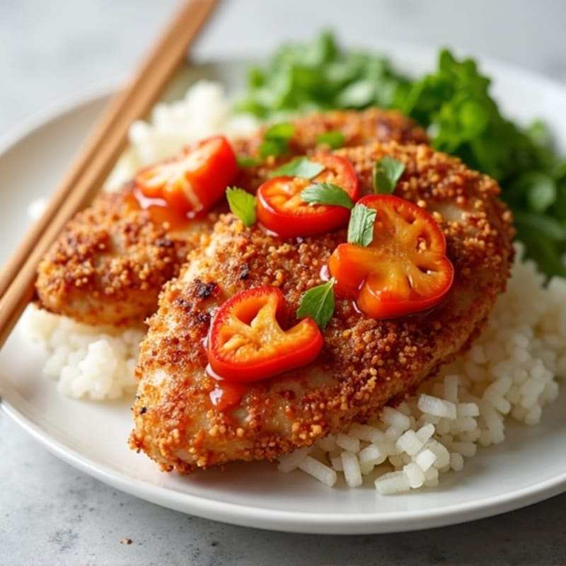 Crispy Baked Sweet and Sour Chicken
