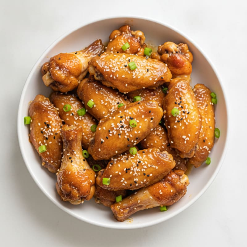 Honey-Garlic Glazed Chicken Wings