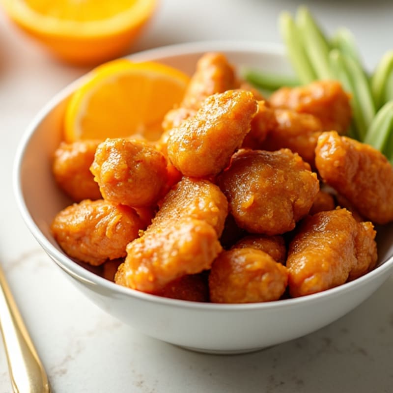 Citrus-Glazed Crispy Orange Chicken Bowl