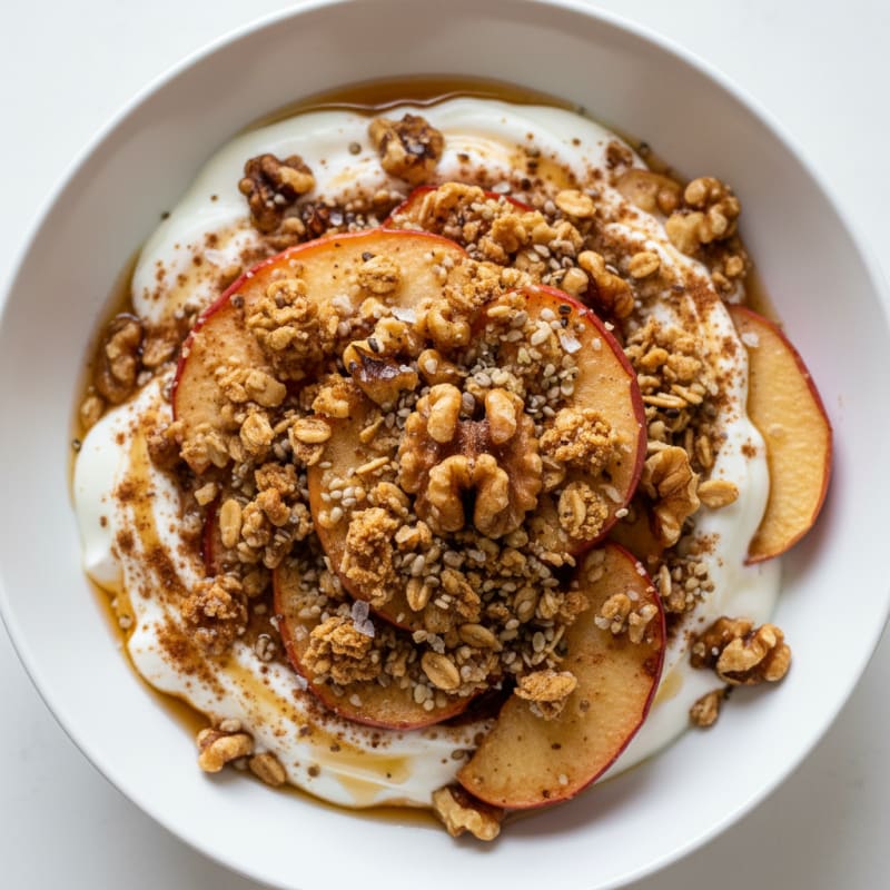 Baked Apples with Cinnamon Streusel