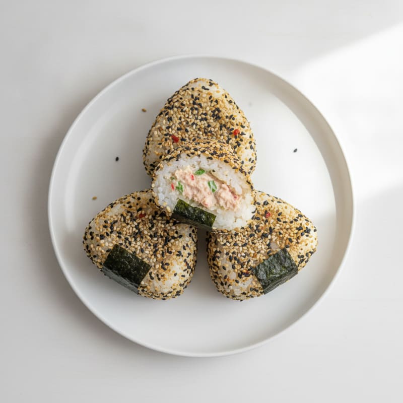 Savory Tuna Onigiri with Furikake