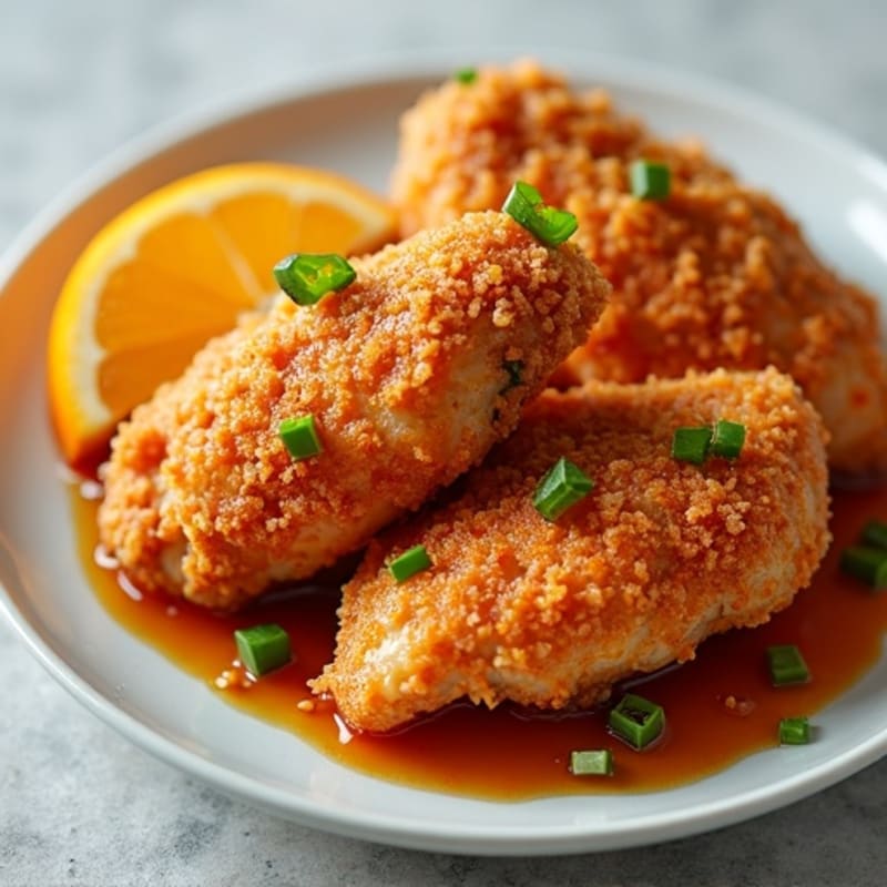 Crispy Air-Fried Orange Chicken