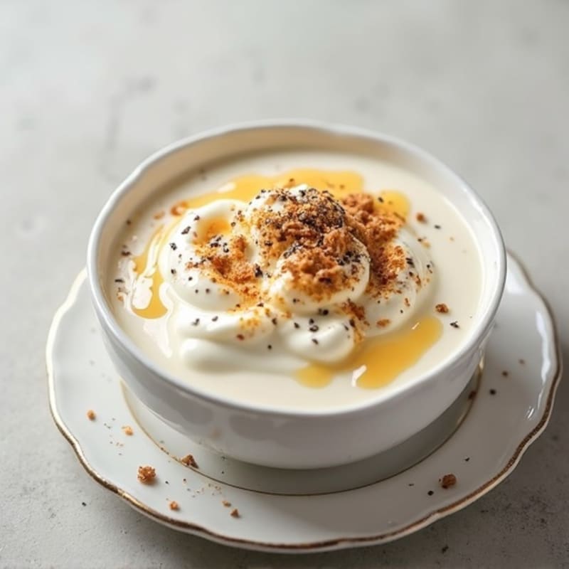 Silky Vanilla Protein Yogurt with Chia Seeds