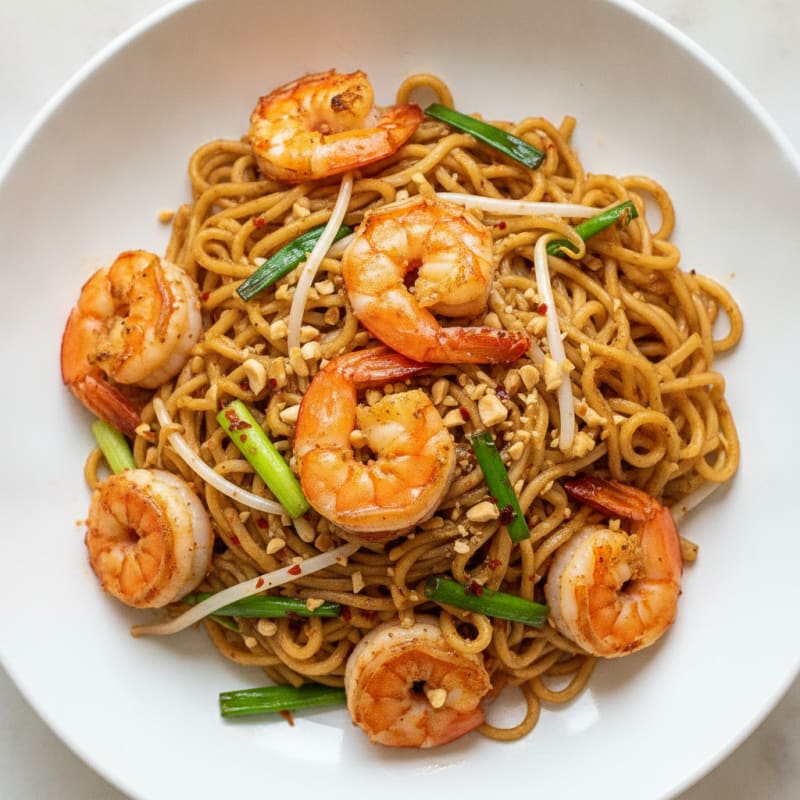 Shrimp Pad Thai Noodles