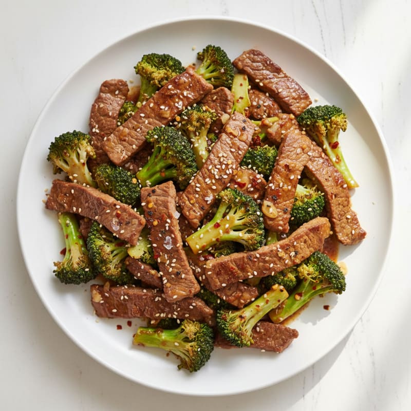 Sesame Beef and Broccoli Stir-Fry