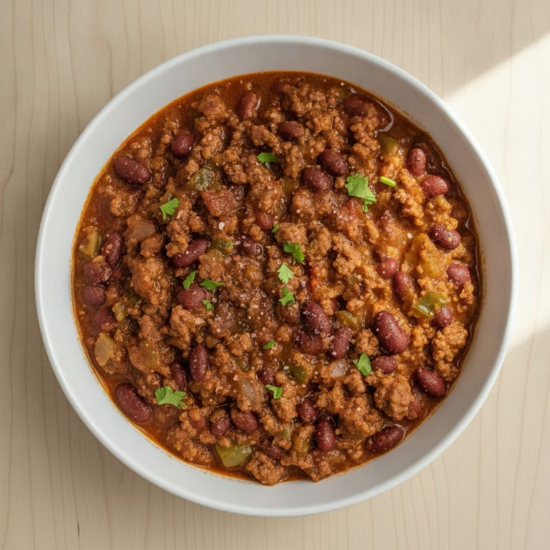 Hearty Beef and Bean Chili