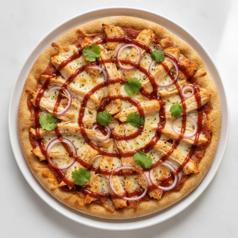 High-Protein BBQ Chicken Pizza