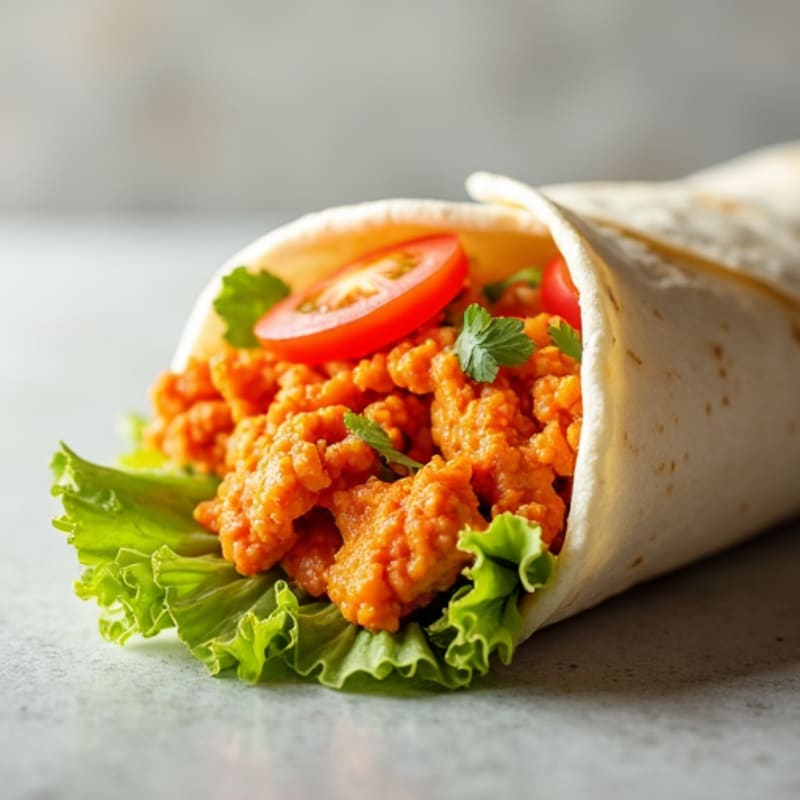 Crispy Buffalo Chicken Ranch Wrap