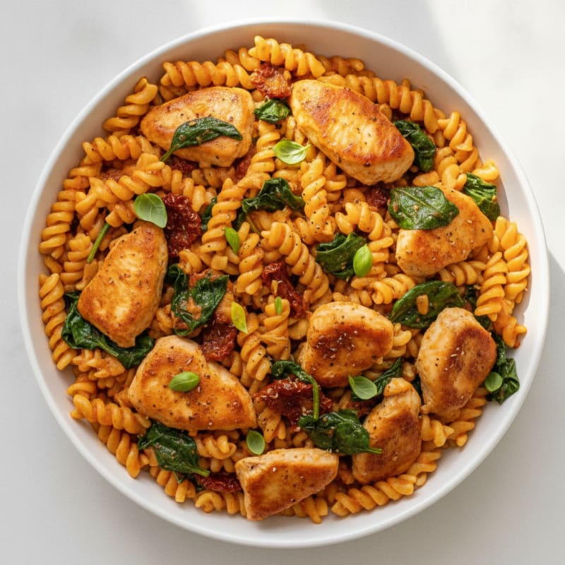 Sun-Dried Tomato Chicken Pasta Skillet
