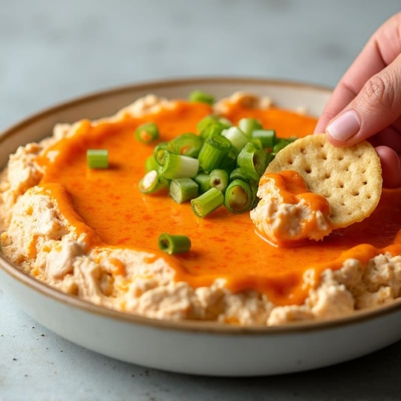 Creamy Greek Yogurt Buffalo Chicken Dip