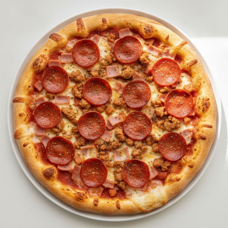 Stuffed Crust Meat Lovers Pizza
