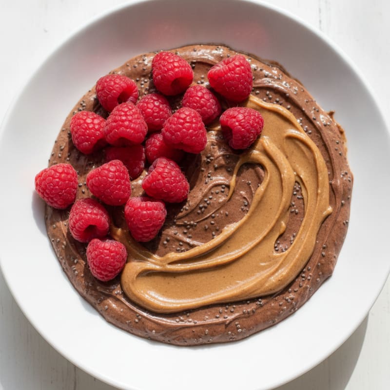 Creamy High-Protein Chocolate Yogurt Bowl