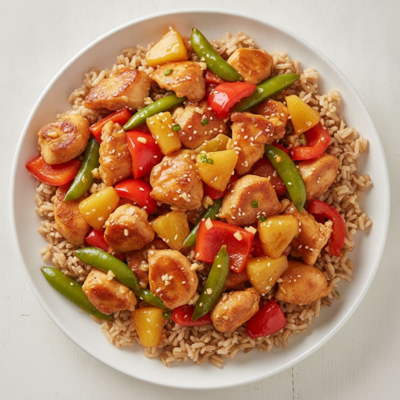 Sweet and Sour Chicken Stir-Fry
