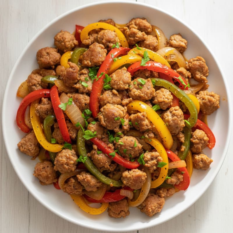 Italian Sausage with Peppers and Onions