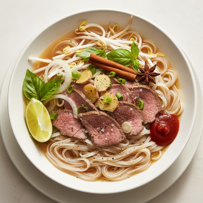 Tender Beef Pho with Silky Noodles