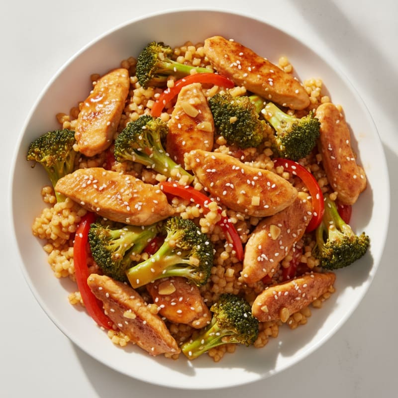 Orange Glazed Chicken Stir-fry