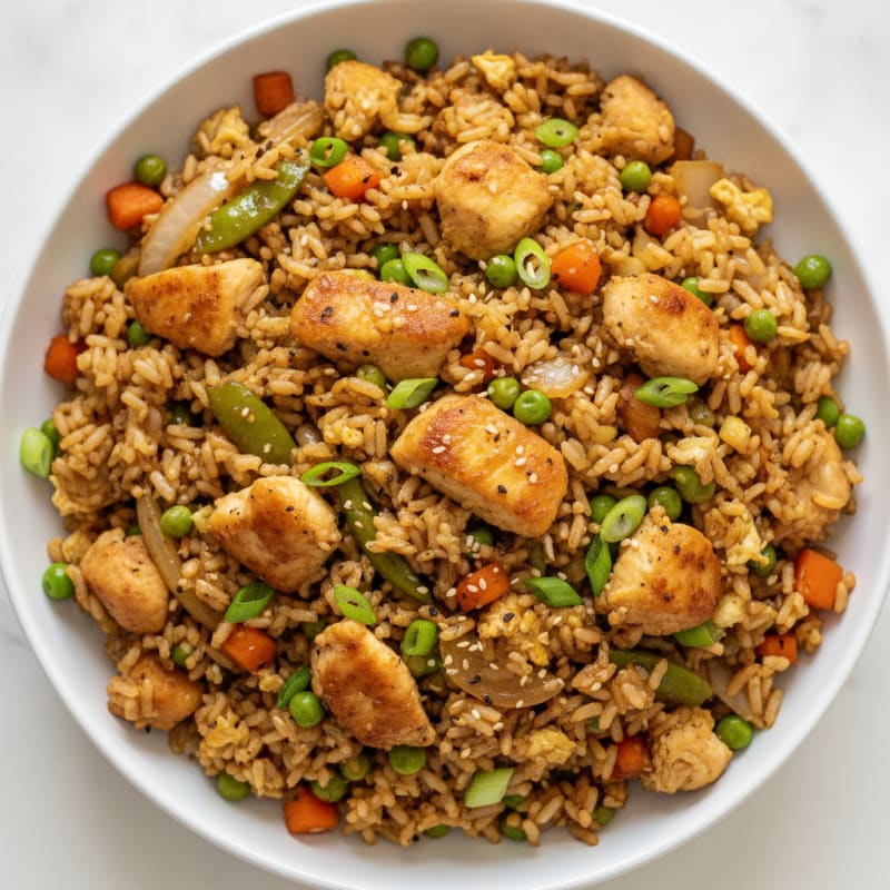 Chicken Fried Rice with Vegetables