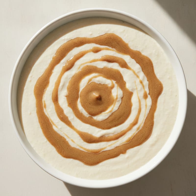 Creamy Vegan Protein Pudding with Almond Butter