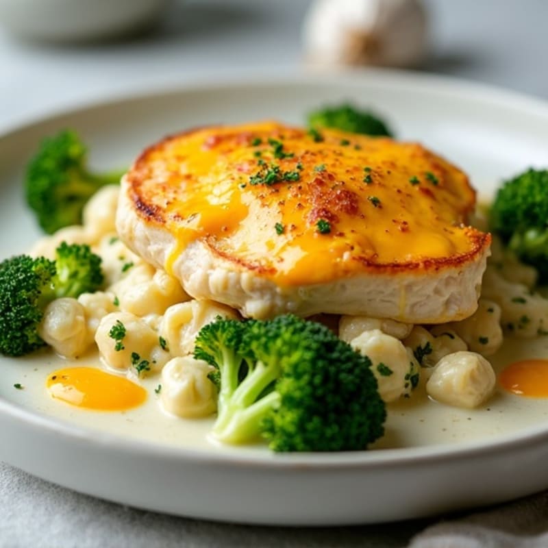 Creamy Cheesy Chicken and Broccoli Bake