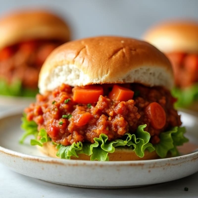 Lean Turkey Sloppy Joe Sliders with Hidden Vegetables