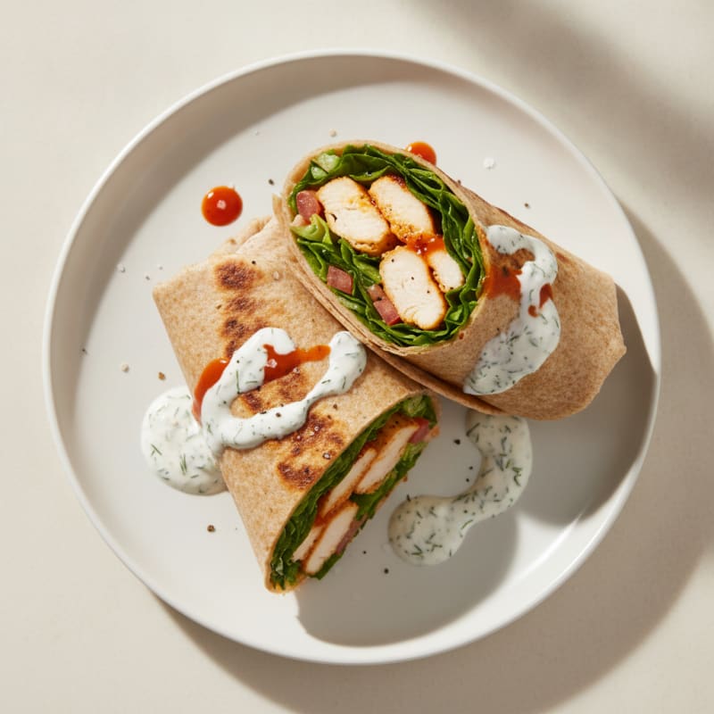 Buffalo Ranch Chicken Wrap