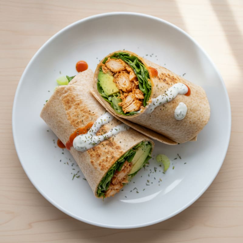 Buffalo Ranch Chicken Wraps