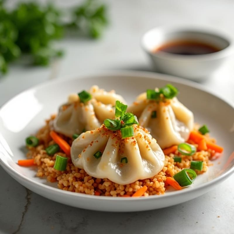 Lightened-Up Chicken and Cauliflower Dumplings